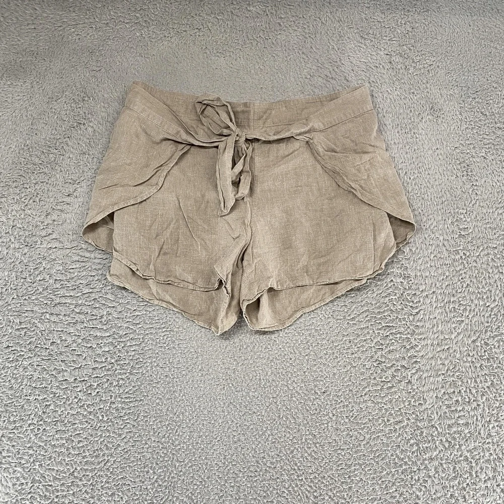 Patagonia Wrap Shorts Womens Large Beige Hemp Lyocell Neutral‎ Granola Beachy